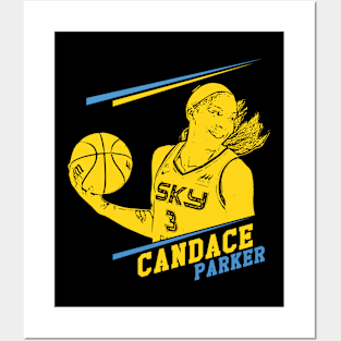 Candace Parker | Chicago Sky || Color V Posters and Art